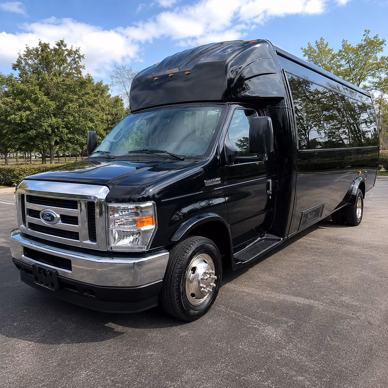concert night party buses for groups celebrating in lincoln