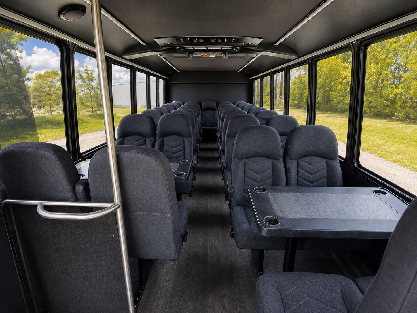 lincoln 20 passenger minibus interior