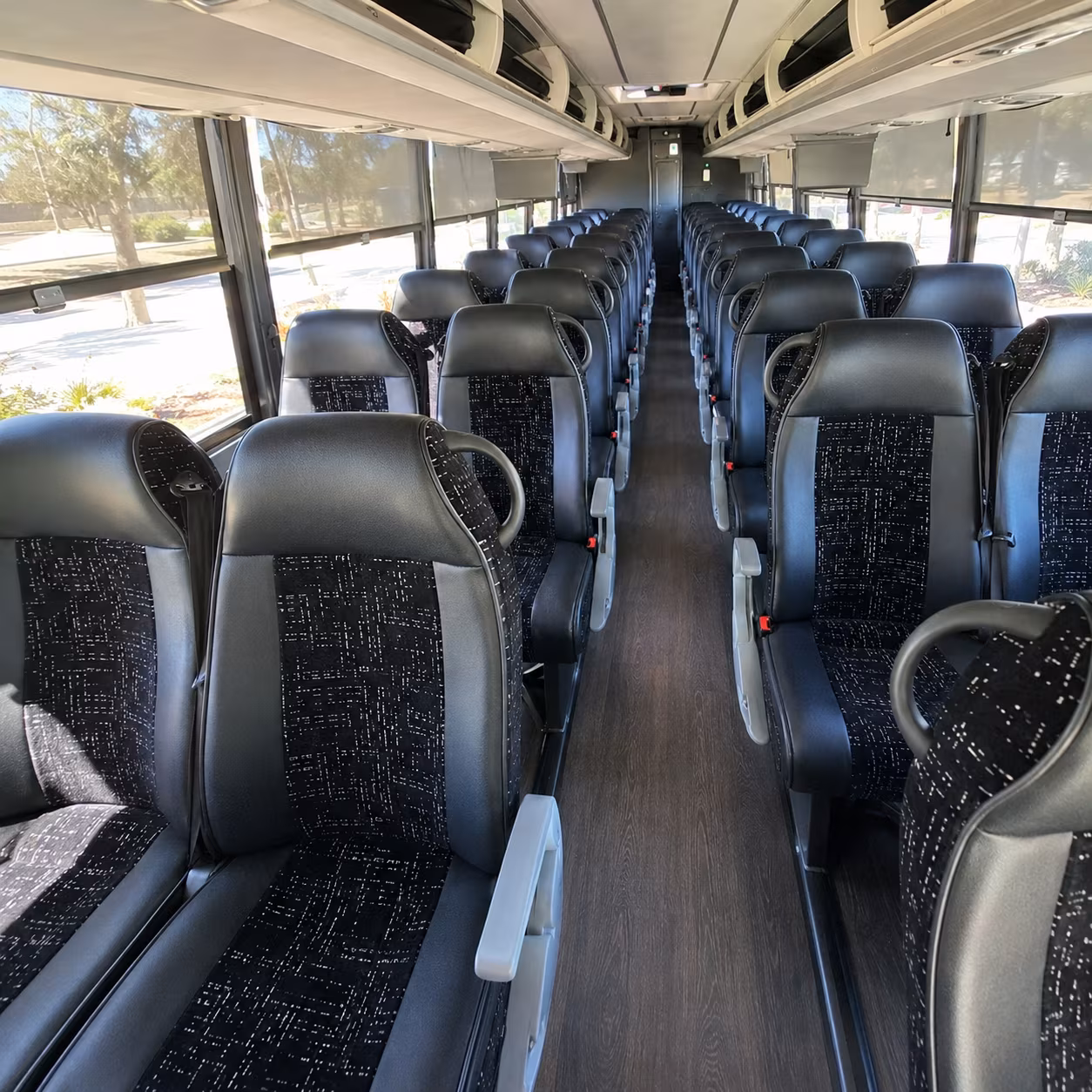 lincoln government military charter bus rental