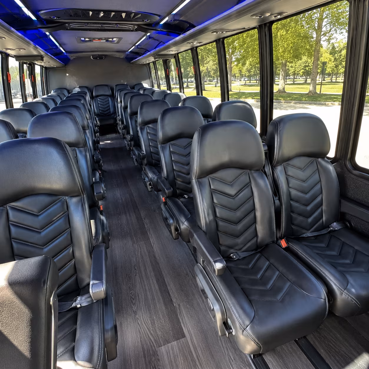 lincoln religious group transportation onboard seating