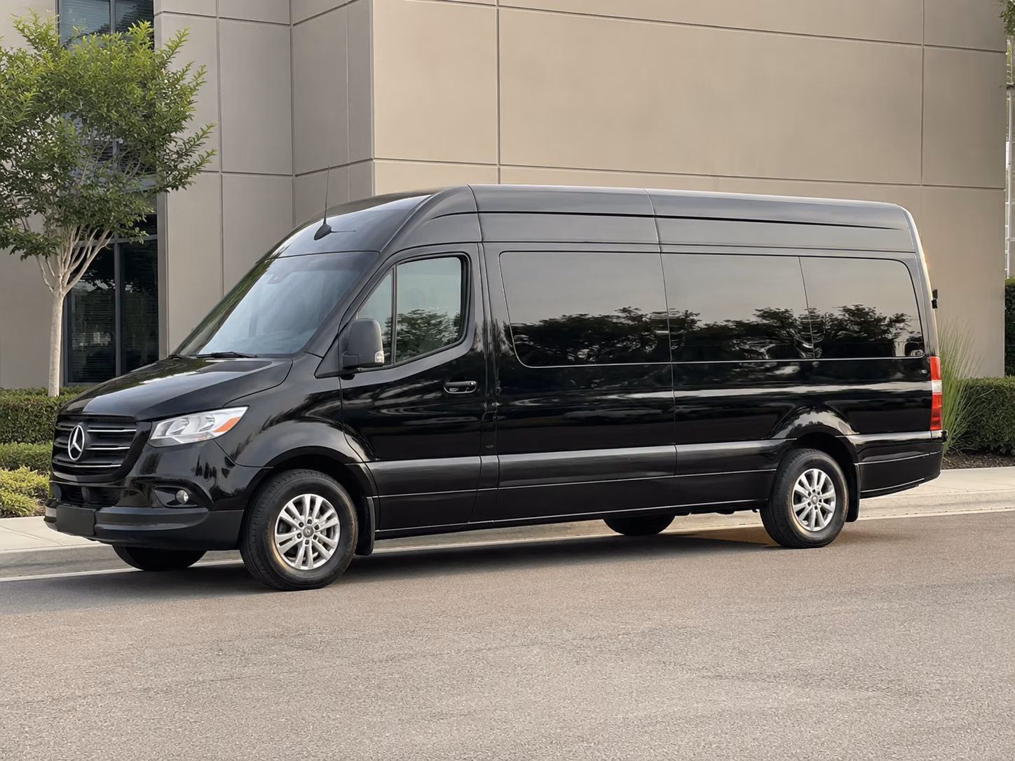 lincoln sprinter van with driver