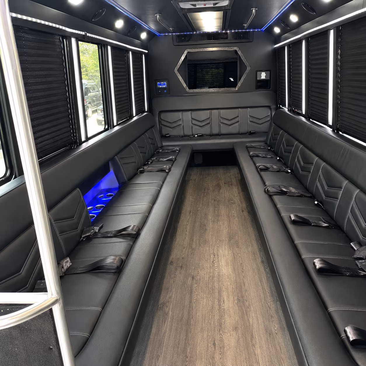 lincoln wedding party bus rental